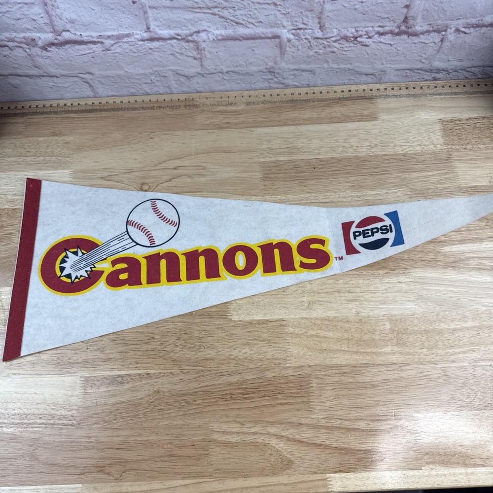 Rare CALGARY CANNONS PCL Baseball Vintage Pennant 24"